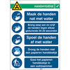 Pictogramme COVID-19 Instruction de lavage des mains (version néerlandaise)